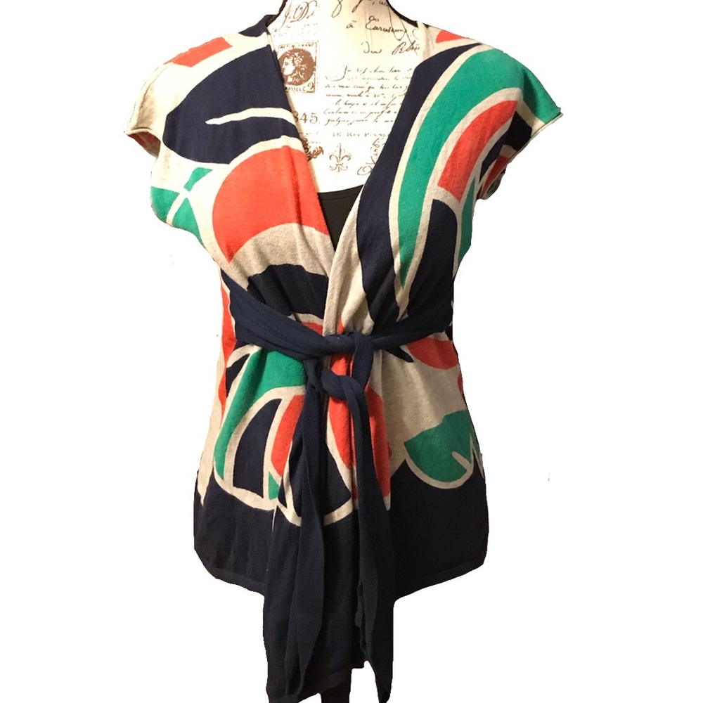 Anthropologie Moth Wrap Top